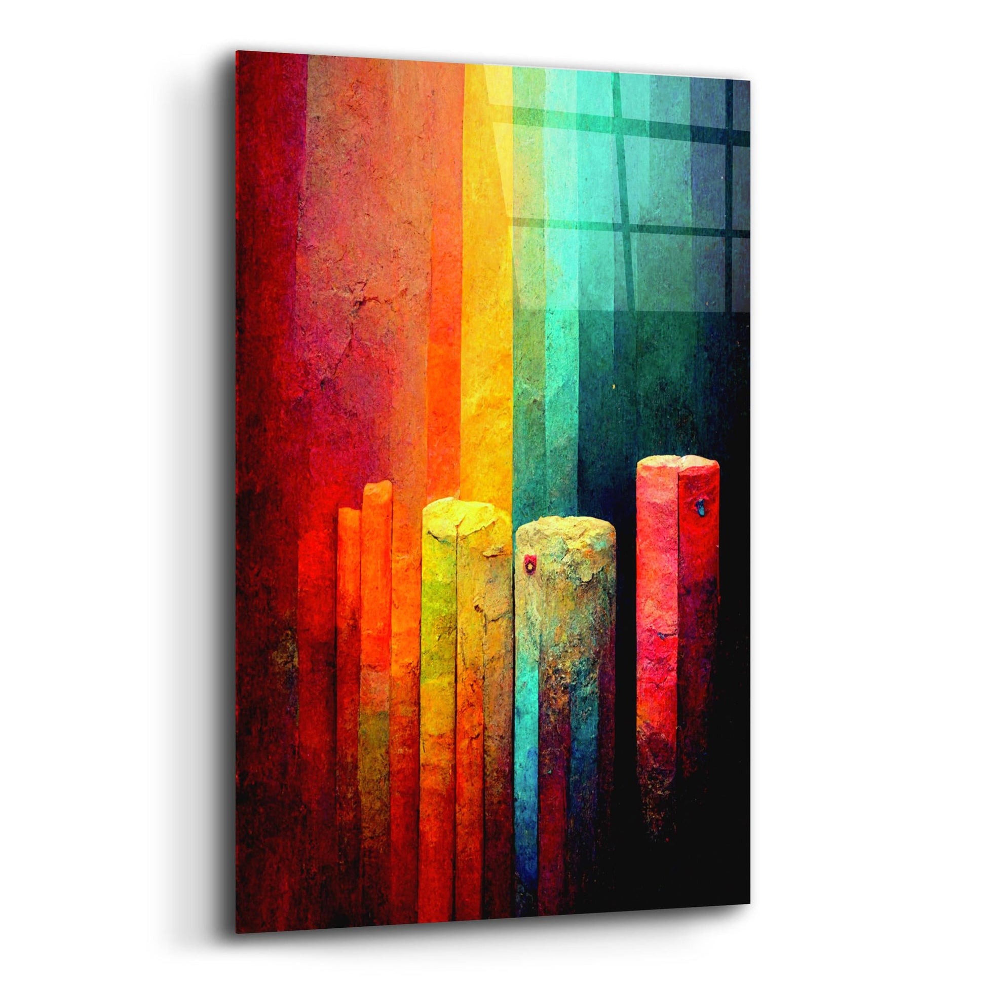 Epic Art 'Step It Up' by Romantz Art, Acrylic Glass Wall Art,12x16