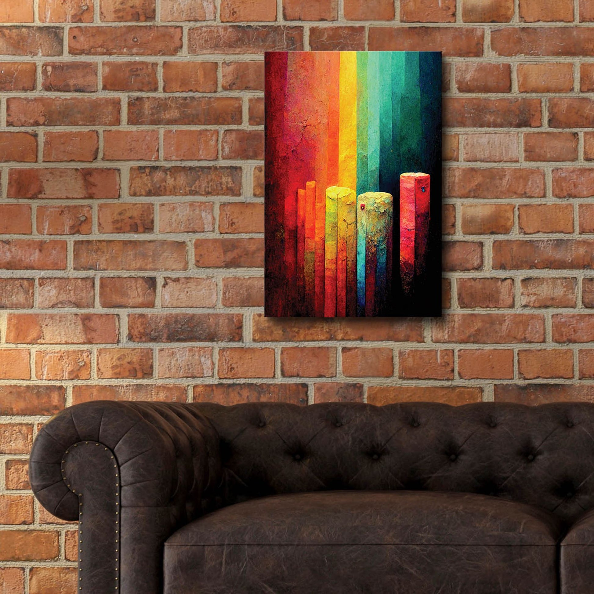 Epic Art 'Step It Up' by Romantz Art, Acrylic Glass Wall Art,16x24