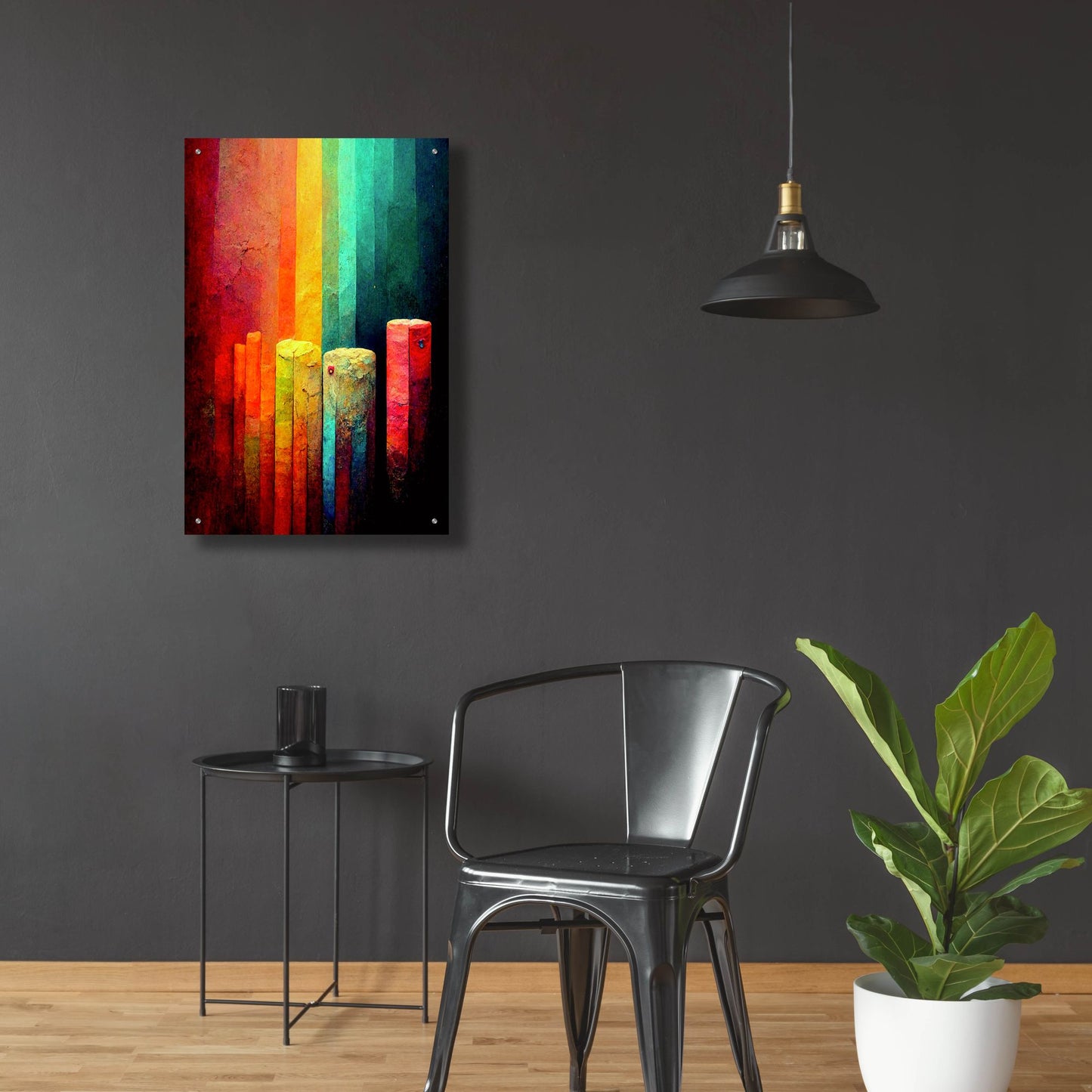 Epic Art 'Step It Up' by Romantz Art, Acrylic Glass Wall Art,24x36