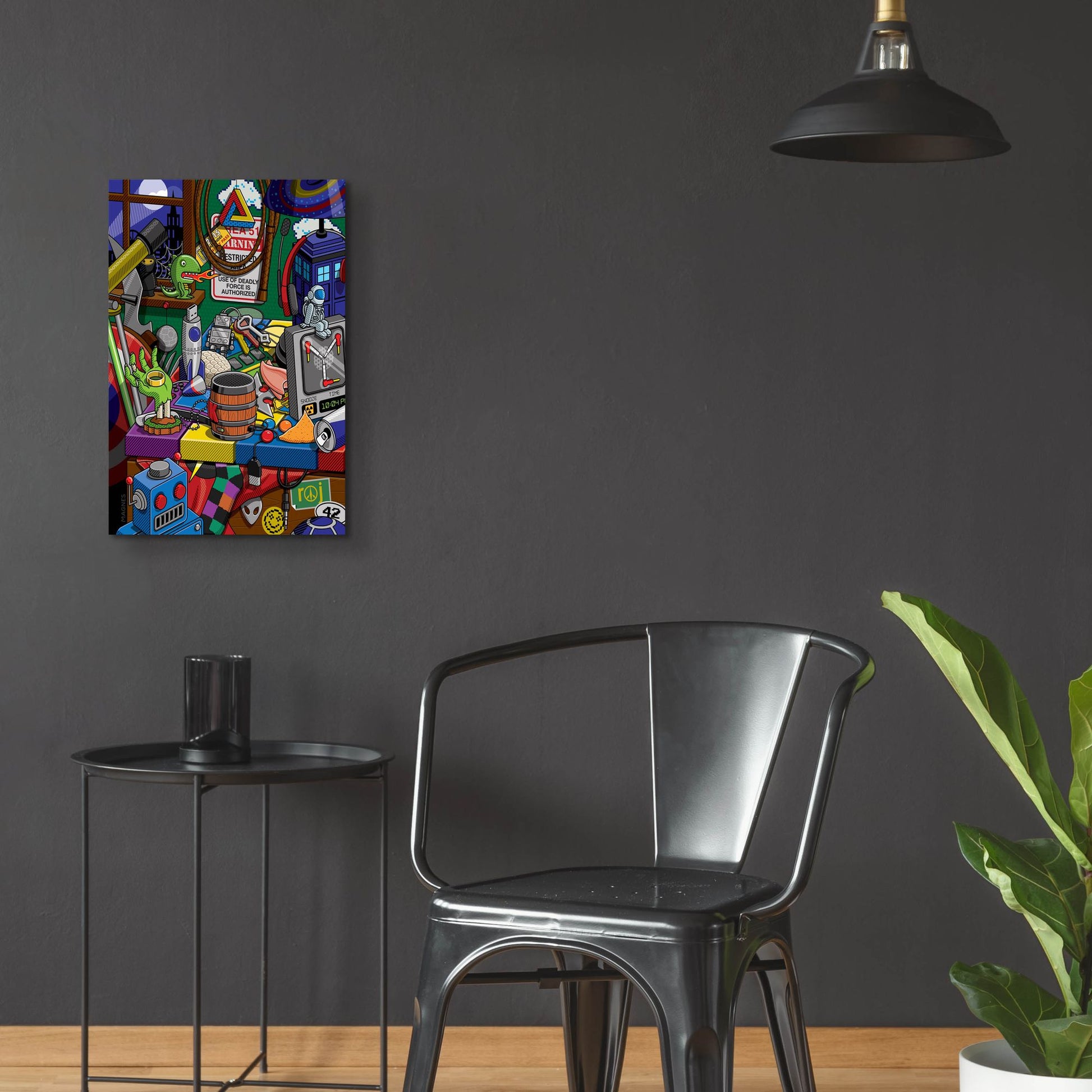 Epic Art 'Geek Chic' by Ron Magnes, Acrylic Glass Wall Art,16x24