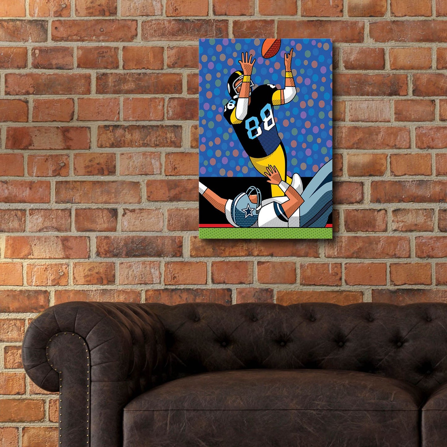Epic Art 'Lynn Swann Super Bowl Catch' by Ron Magnes, Acrylic Glass Wall Art,16x24