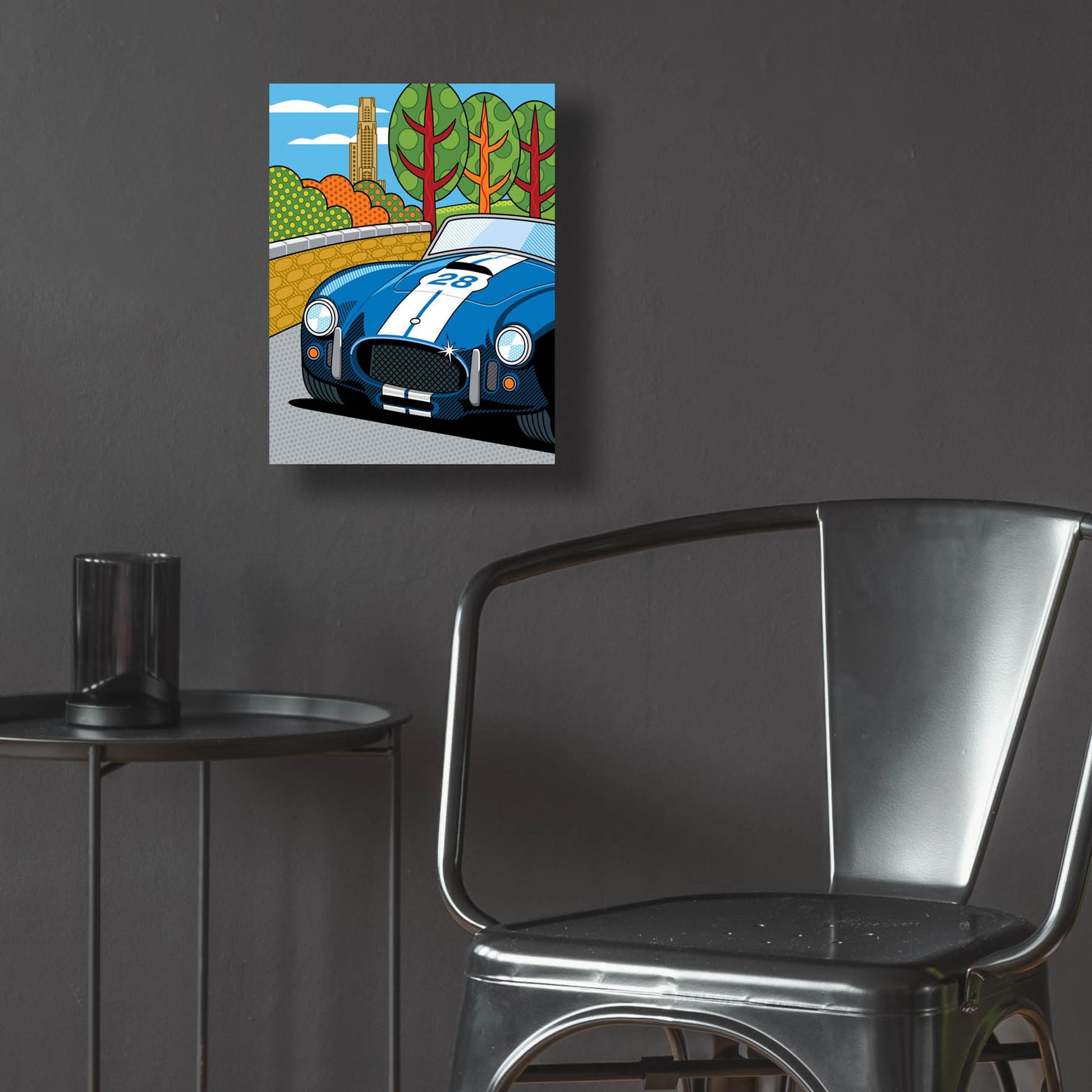 Epic Art 'Pittsburgh Vintage Grand Prix' by Ron Magnes, Acrylic Glass Wall Art,12x16