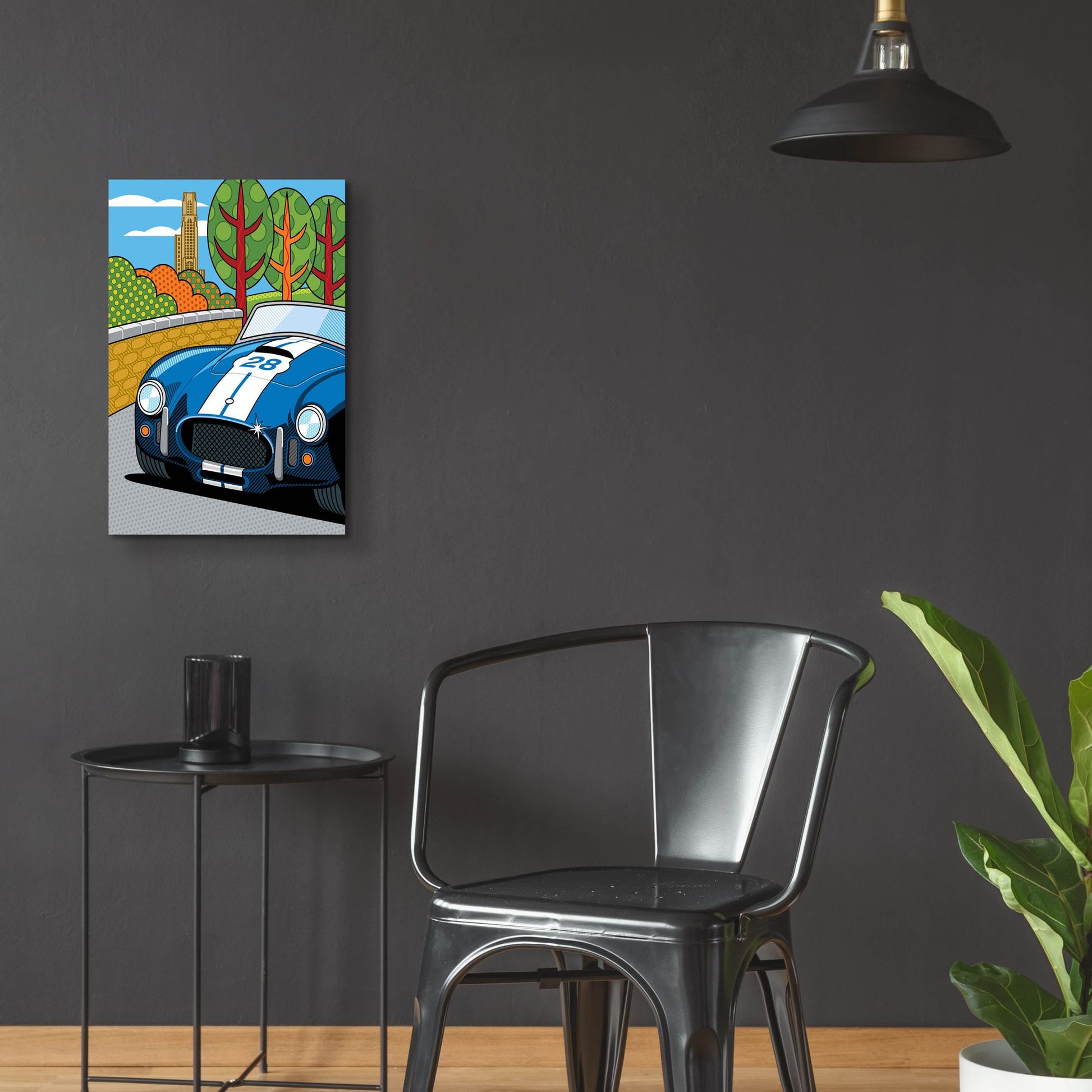 Epic Art 'Pittsburgh Vintage Grand Prix' by Ron Magnes, Acrylic Glass Wall Art,16x24