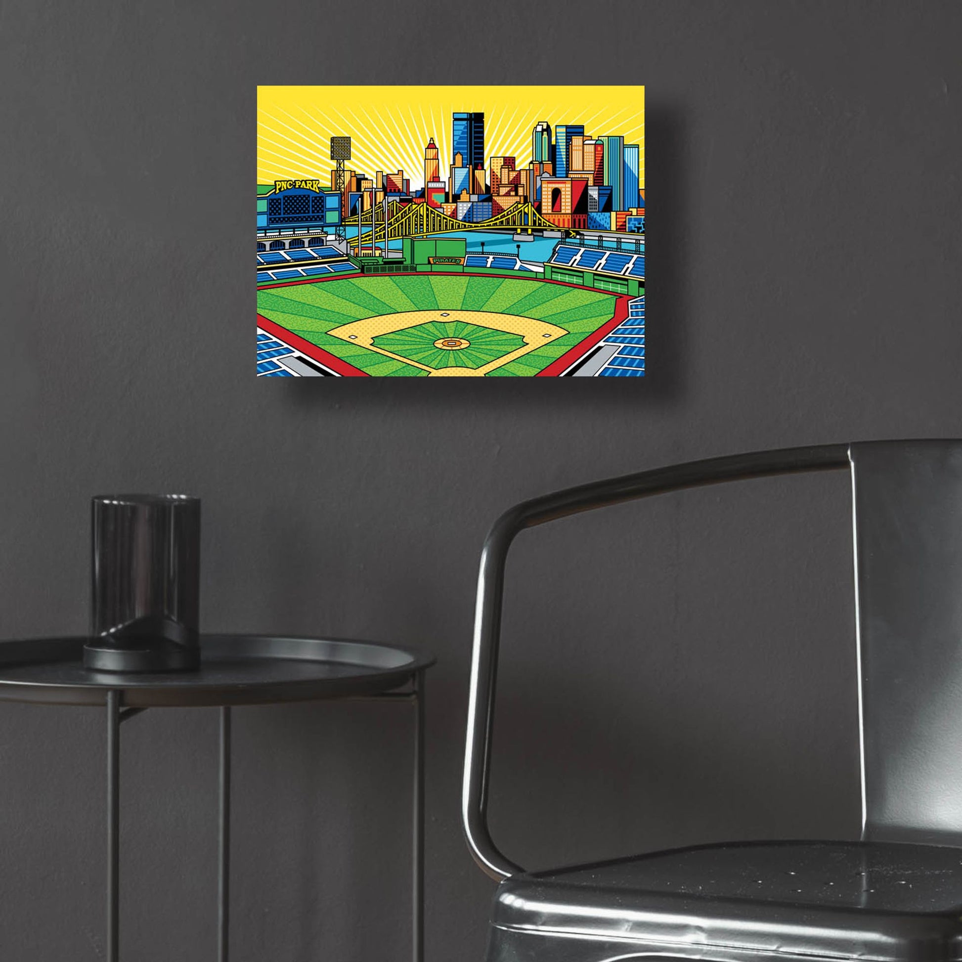 Epic Art 'PNC Park Pittsburgh' by Ron Magnes, Acrylic Glass Wall Art,16x12