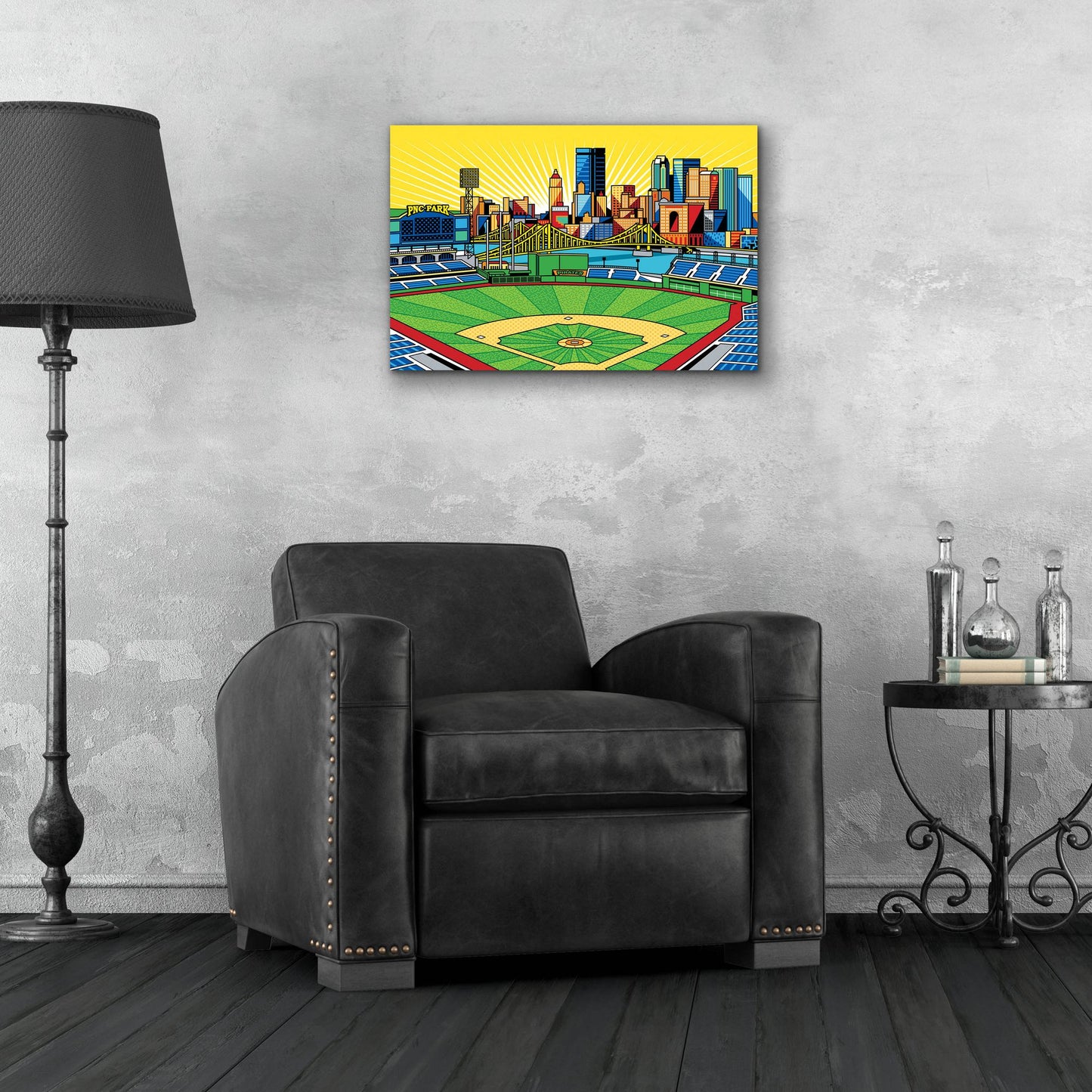 Epic Art 'PNC Park Pittsburgh' by Ron Magnes, Acrylic Glass Wall Art,24x16