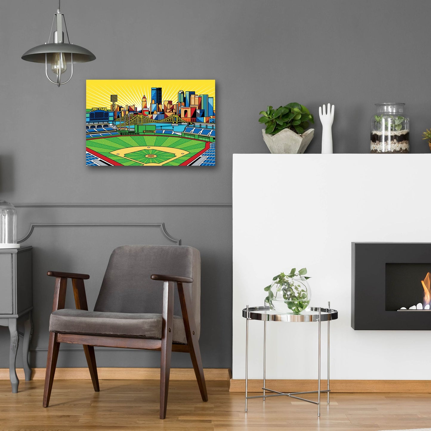 Epic Art 'PNC Park Pittsburgh' by Ron Magnes, Acrylic Glass Wall Art,24x16