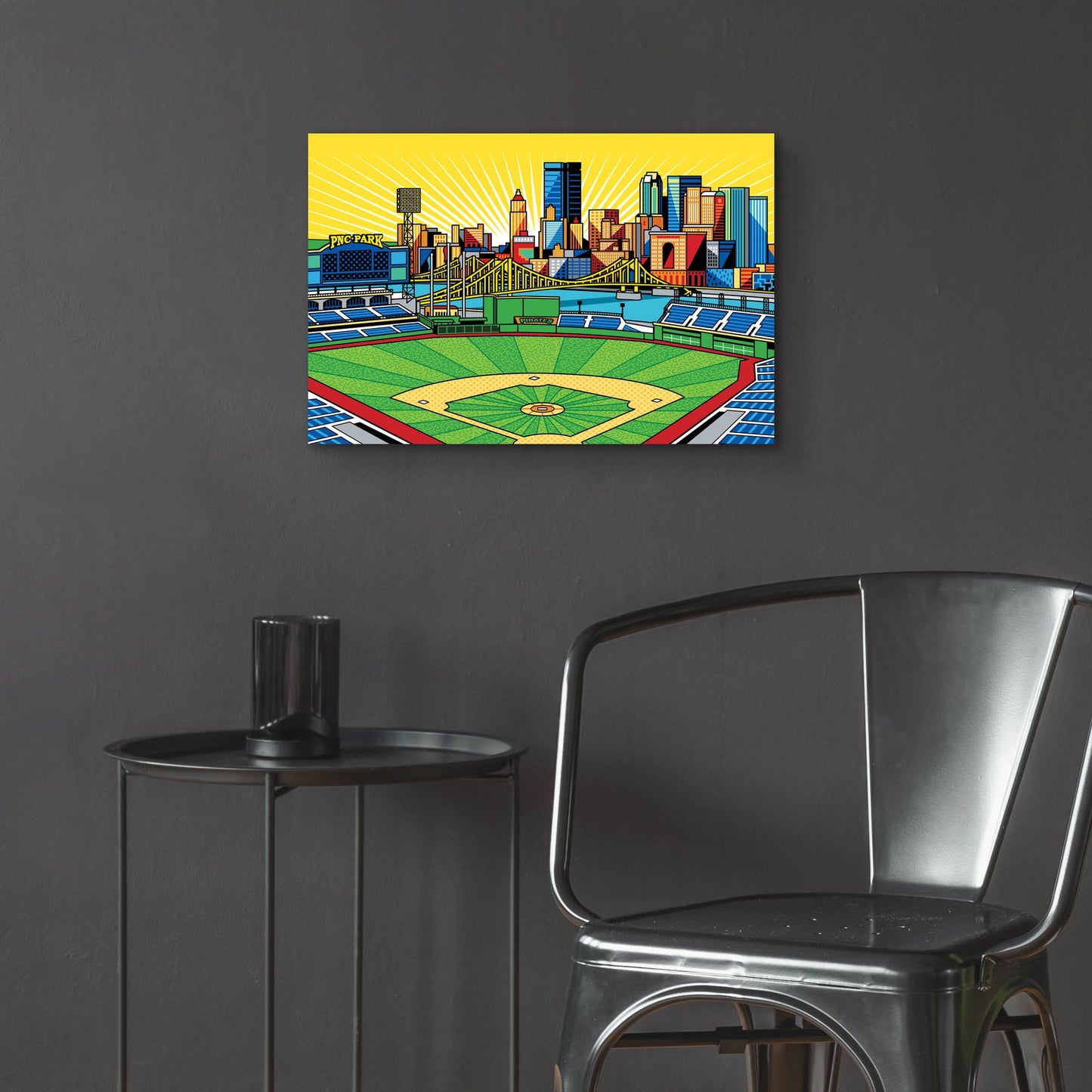 Epic Art 'PNC Park Pittsburgh' by Ron Magnes, Acrylic Glass Wall Art,24x16