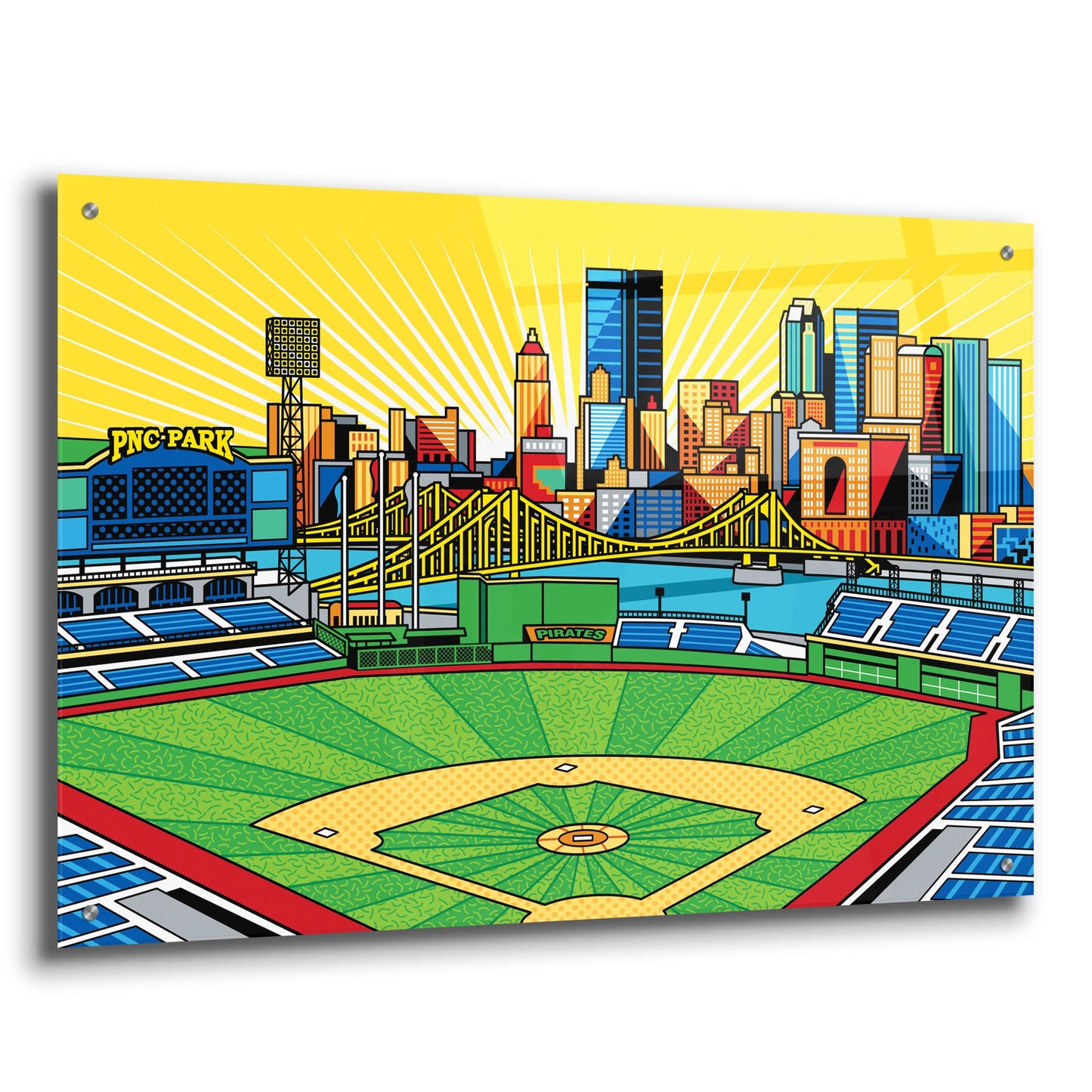 Epic Art 'PNC Park Pittsburgh' by Ron Magnes, Acrylic Glass Wall Art,36x24