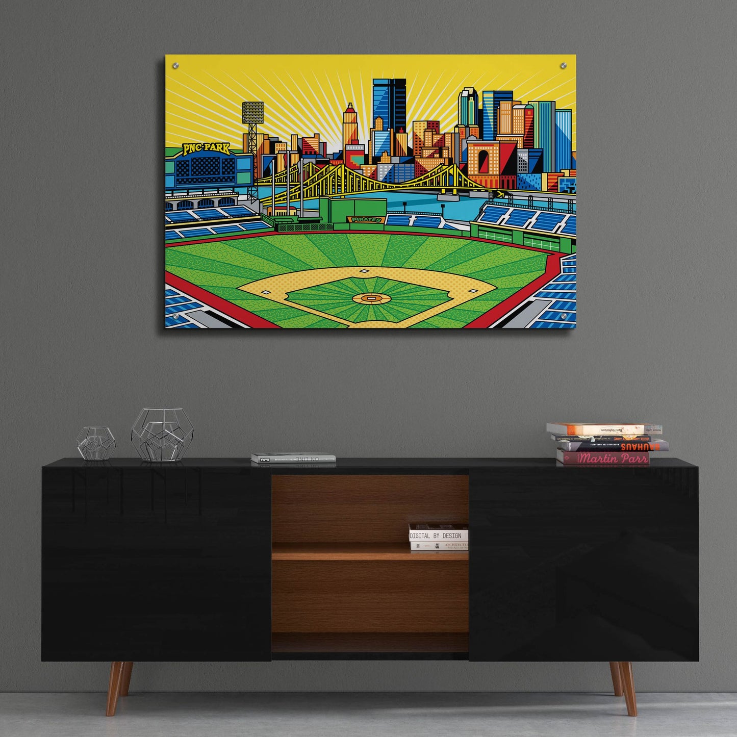 Epic Art 'PNC Park Pittsburgh' by Ron Magnes, Acrylic Glass Wall Art,36x24