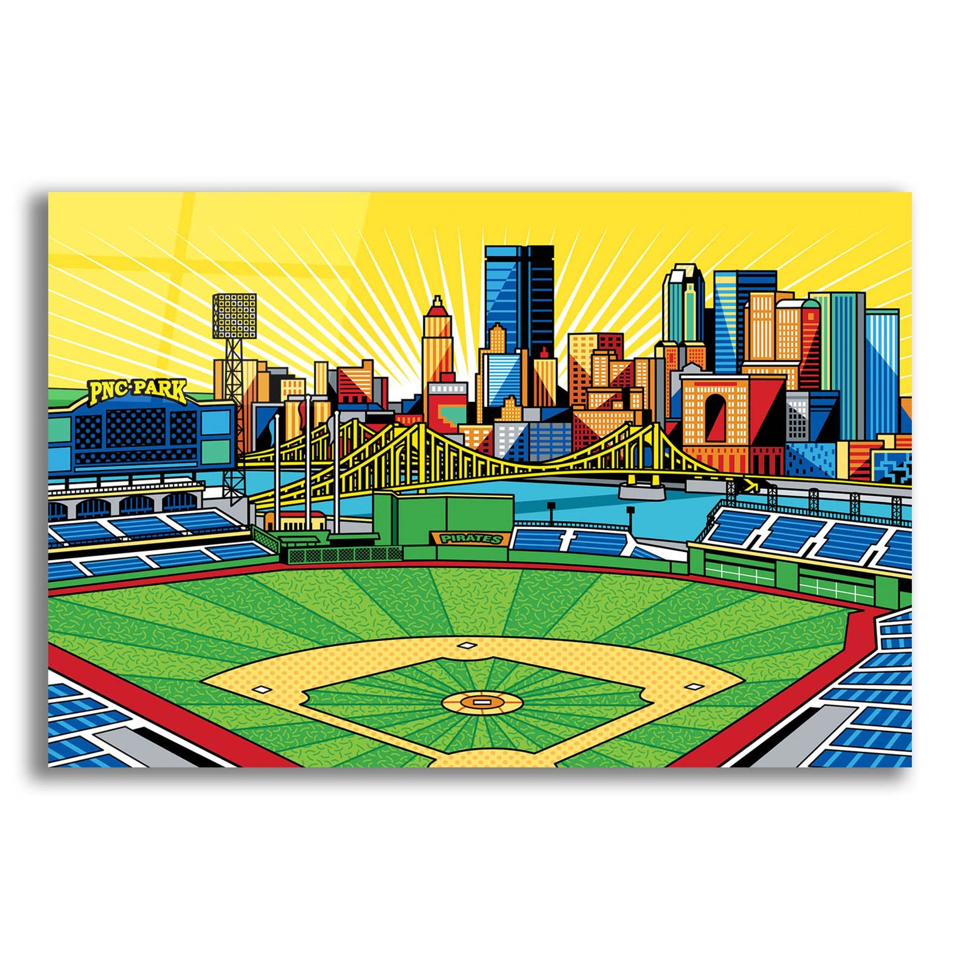 Epic Art 'PNC Park Pittsburgh' by Ron Magnes, Acrylic Glass Wall Art