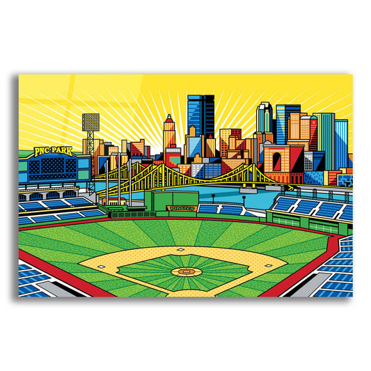 Epic Art 'PNC Park Pittsburgh' by Ron Magnes, Acrylic Glass Wall Art