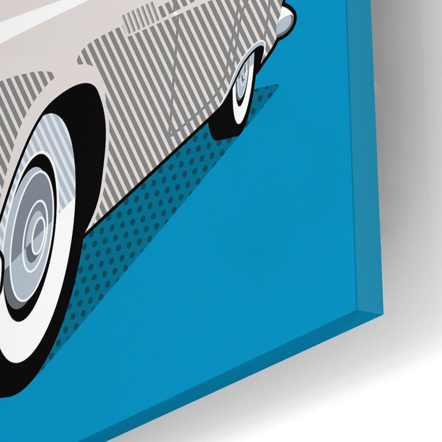 Epic Art '1956 Thunderbird Classic Car' by Ron Magnes, Acrylic Glass Wall Art,16x12