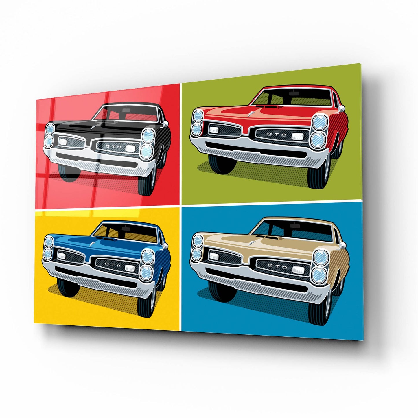 Epic Art '1967 GTO Classic Car' by Ron Magnes, Acrylic Glass Wall Art,16x12