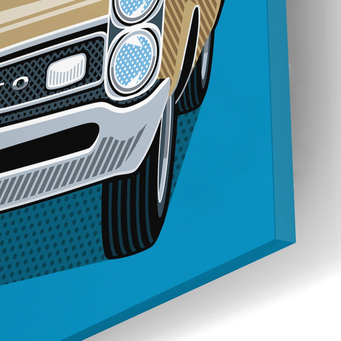 Epic Art '1967 GTO Classic Car' by Ron Magnes, Acrylic Glass Wall Art,16x12