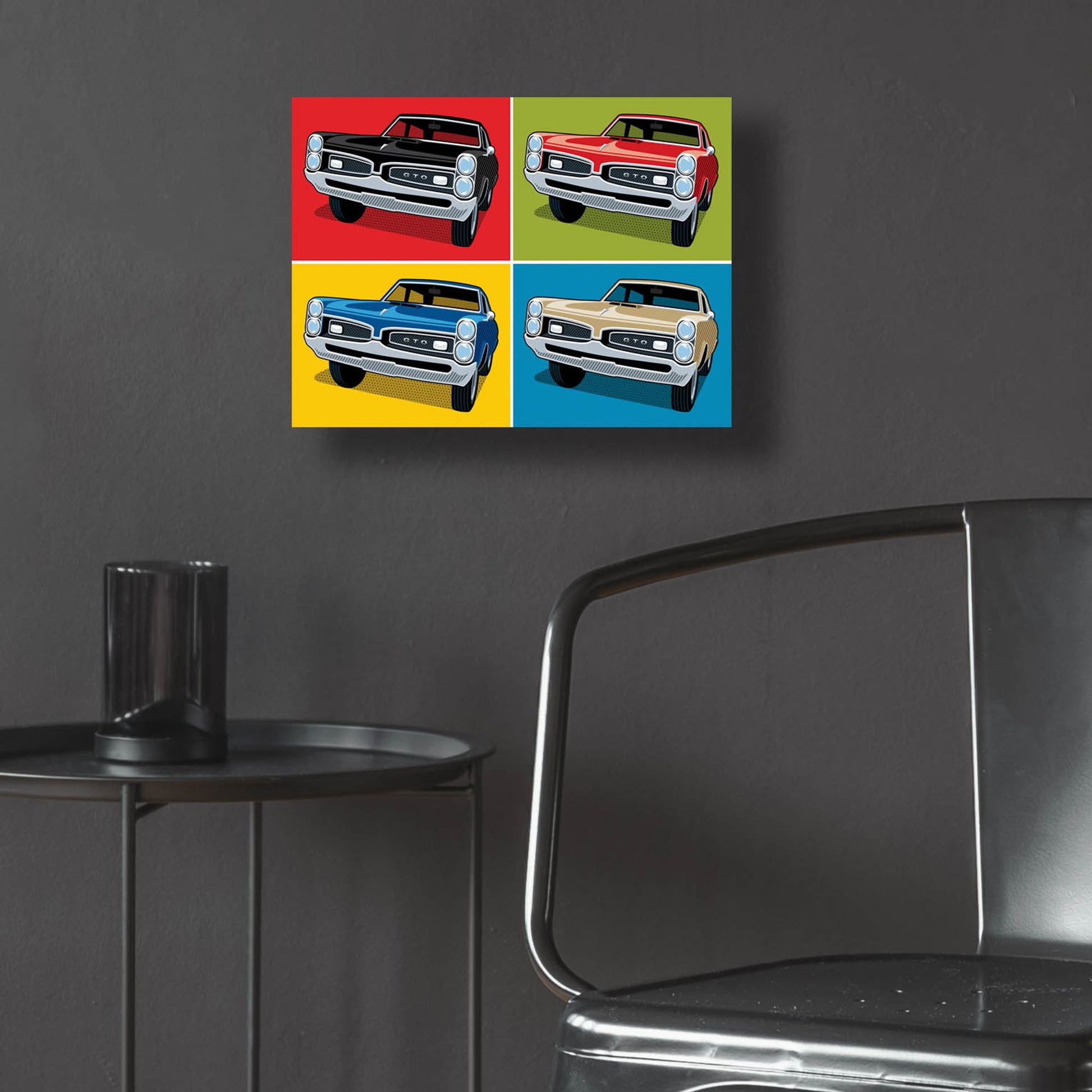 Epic Art '1967 GTO Classic Car' by Ron Magnes, Acrylic Glass Wall Art,16x12