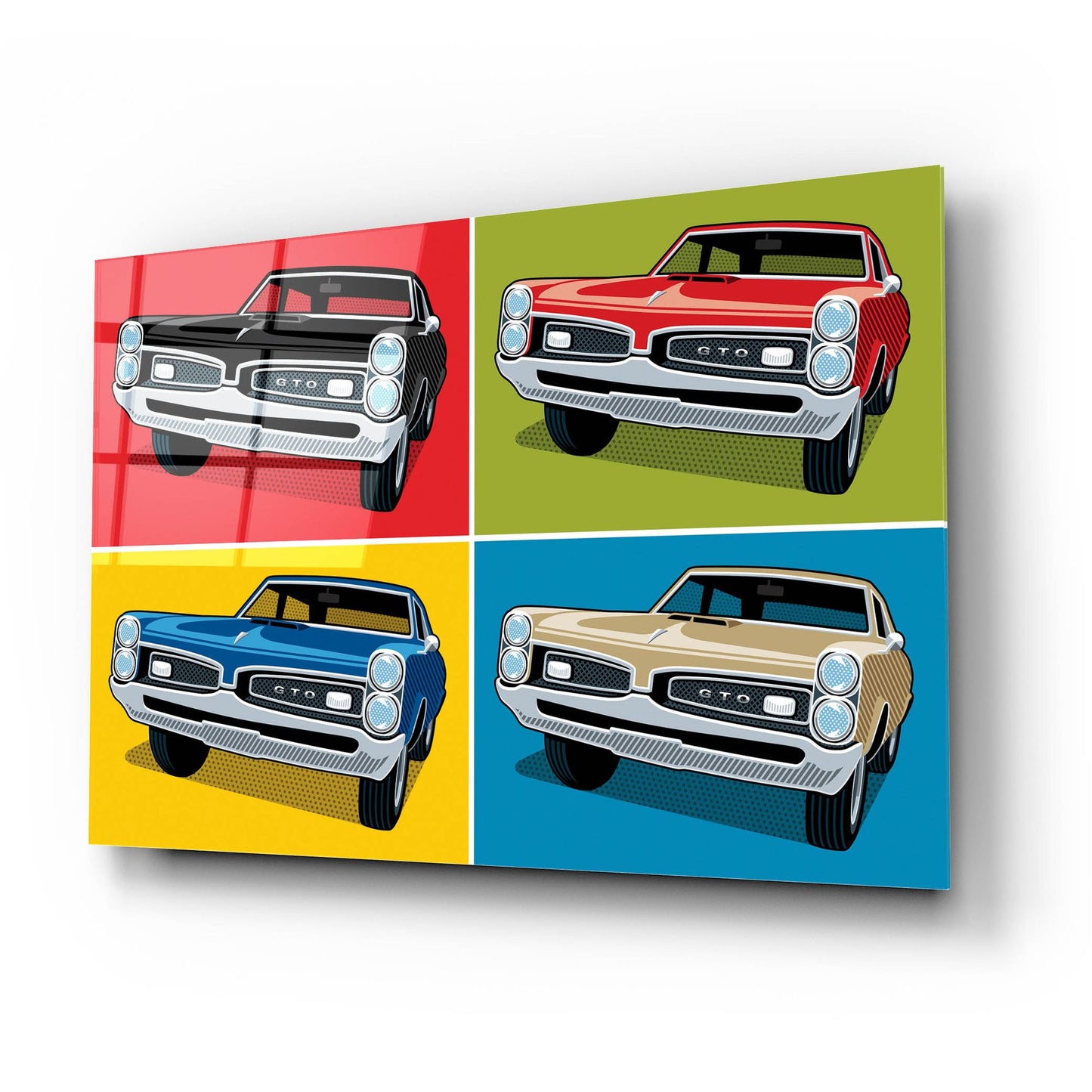 Epic Art '1967 GTO Classic Car' by Ron Magnes, Acrylic Glass Wall Art,24x16