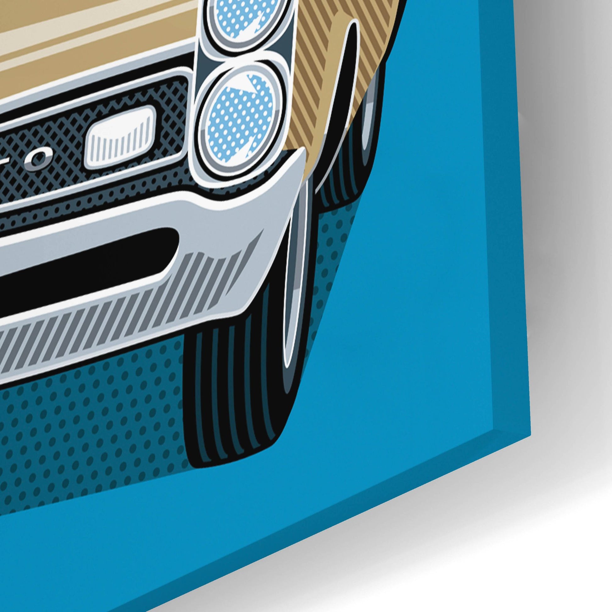 Epic Art '1967 GTO Classic Car' by Ron Magnes, Acrylic Glass Wall Art,24x16