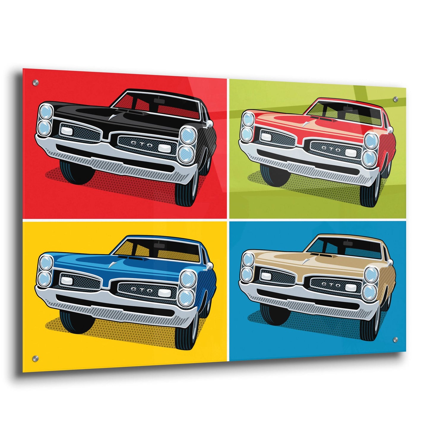 Epic Art '1967 GTO Classic Car' by Ron Magnes, Acrylic Glass Wall Art,36x24