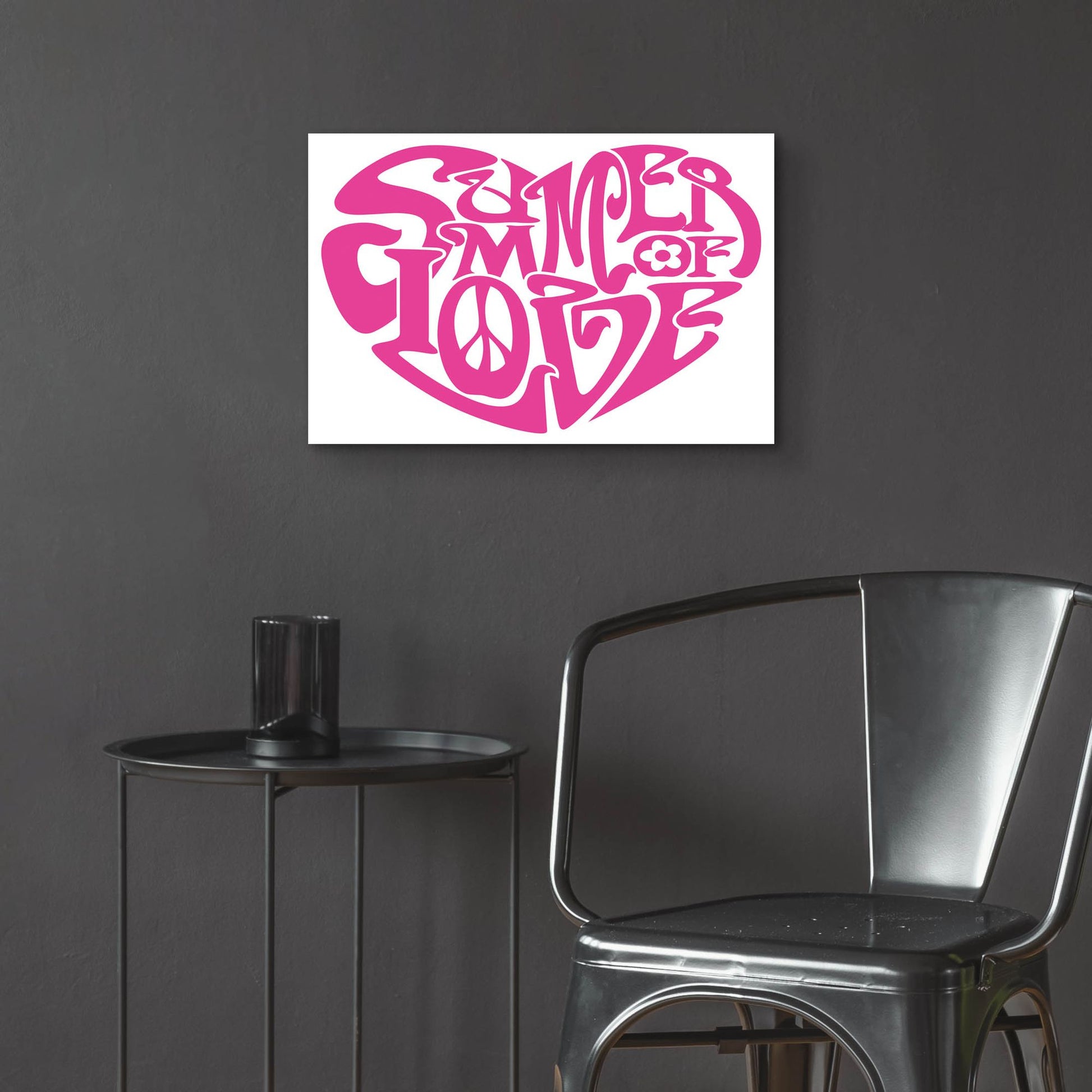 Epic Art 'Summer Of Love Heart' by Ron Magnes, Acrylic Glass Wall Art,24x16