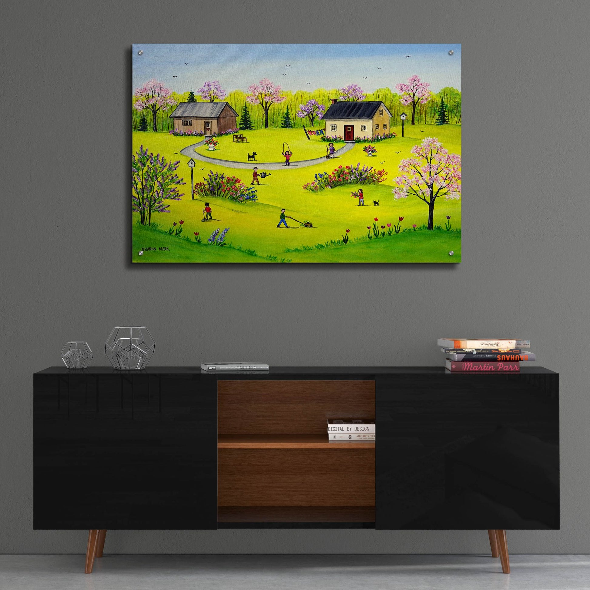 Epic Art 'Beautiful Day' by Sharon Mark, Acrylic Glass Wall Art,36x24