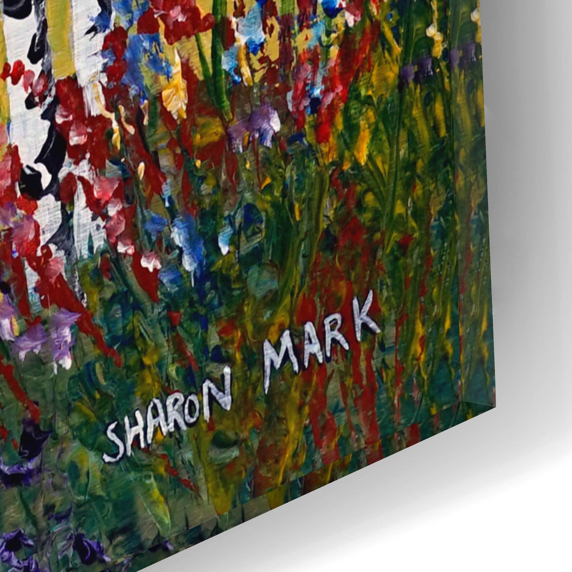 Epic Art 'Dark Water' by Sharon Mark, Acrylic Glass Wall Art,12x16