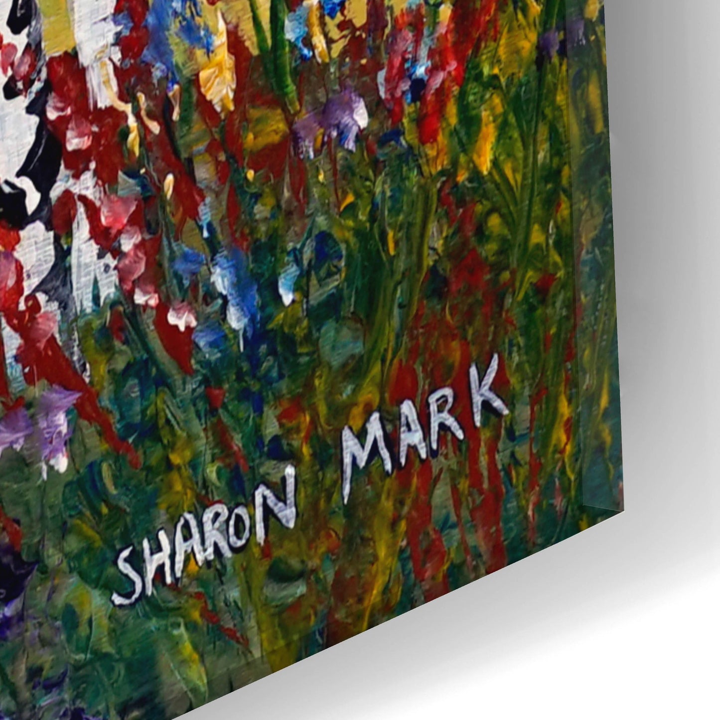 Epic Art 'Dark Water' by Sharon Mark, Acrylic Glass Wall Art,16x24