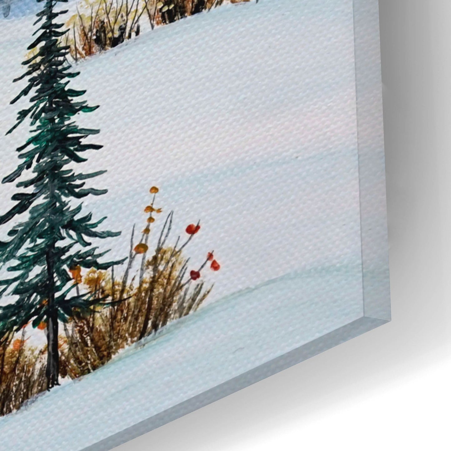Epic Art 'Time for a Sleigh Ride' by Sharon Mark, Acrylic Glass Wall Art,16x12