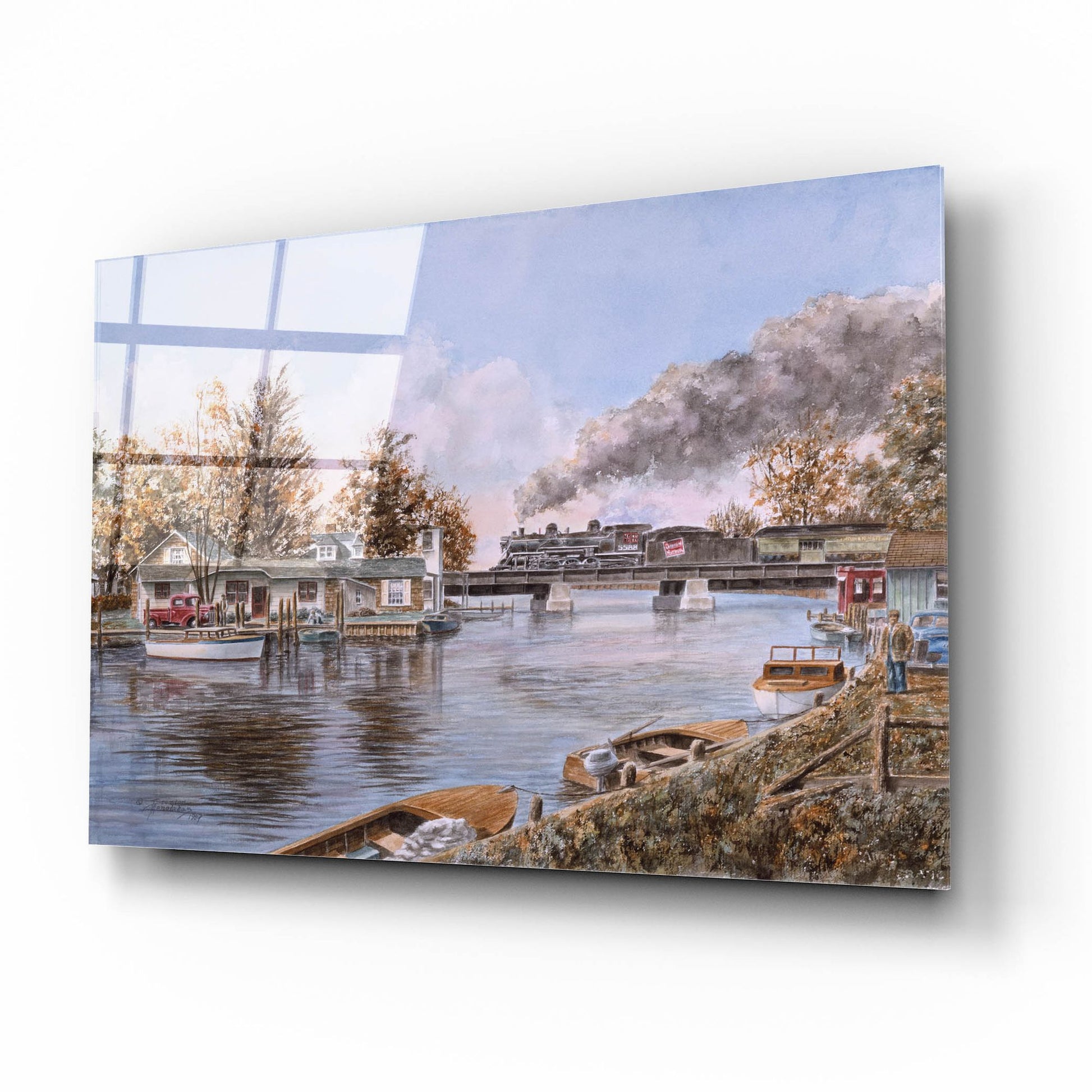 Epic Art 'Belle River, Ontario' by Stanton Manolakas, Acrylic Glass Wall Art,16x12