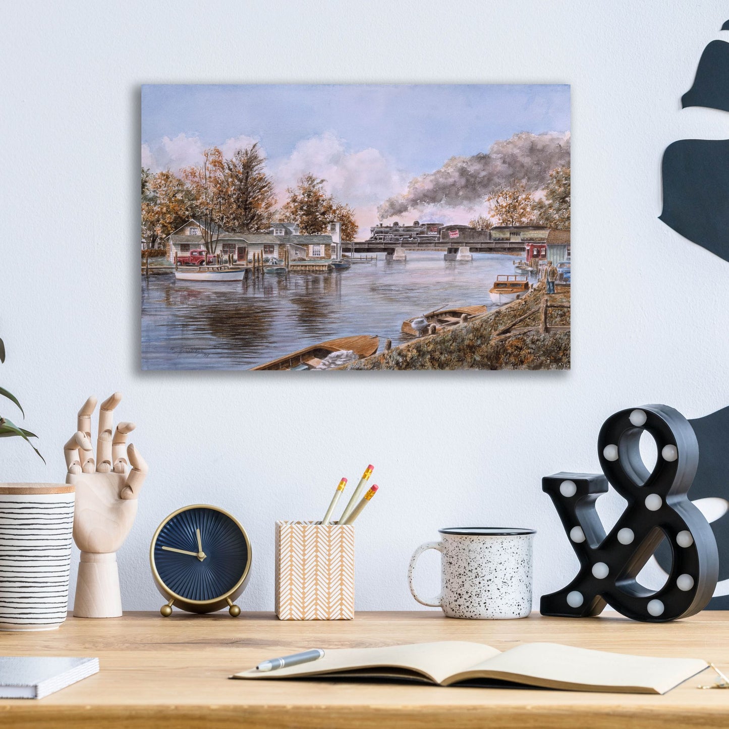 Epic Art 'Belle River, Ontario' by Stanton Manolakas, Acrylic Glass Wall Art,16x12