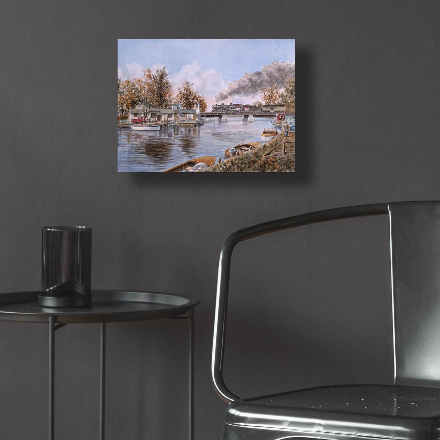 Epic Art 'Belle River, Ontario' by Stanton Manolakas, Acrylic Glass Wall Art,16x12