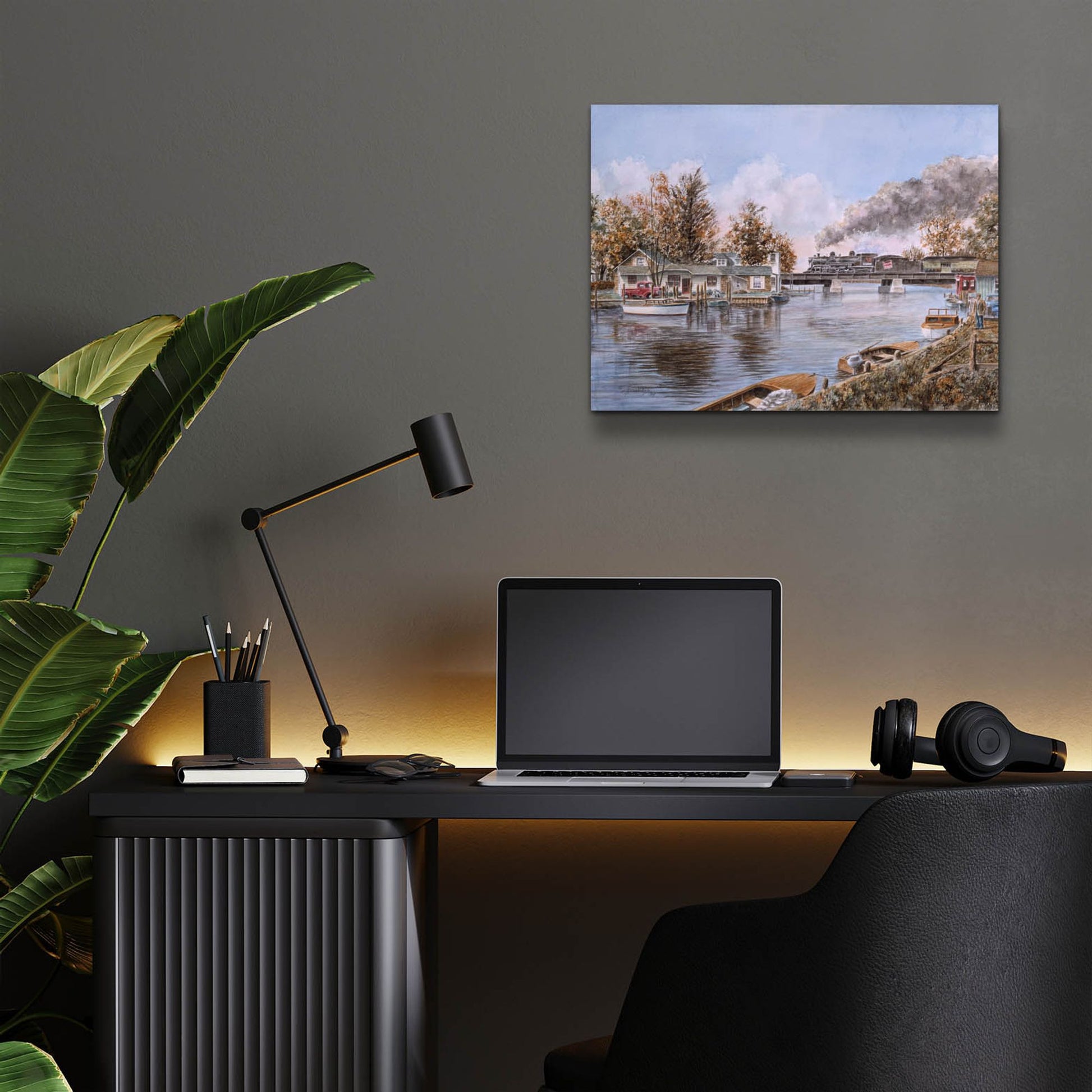 Epic Art 'Belle River, Ontario' by Stanton Manolakas, Acrylic Glass Wall Art,16x12
