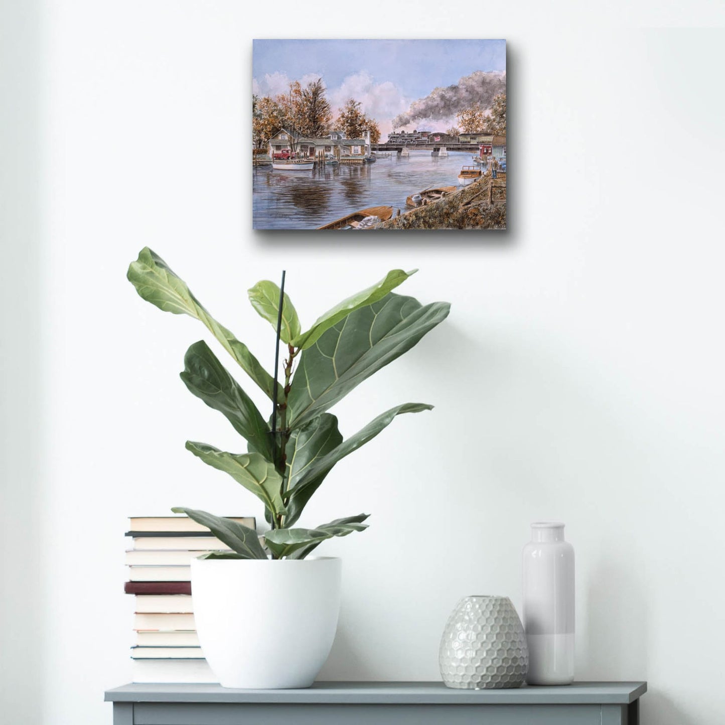 Epic Art 'Belle River, Ontario' by Stanton Manolakas, Acrylic Glass Wall Art,16x12