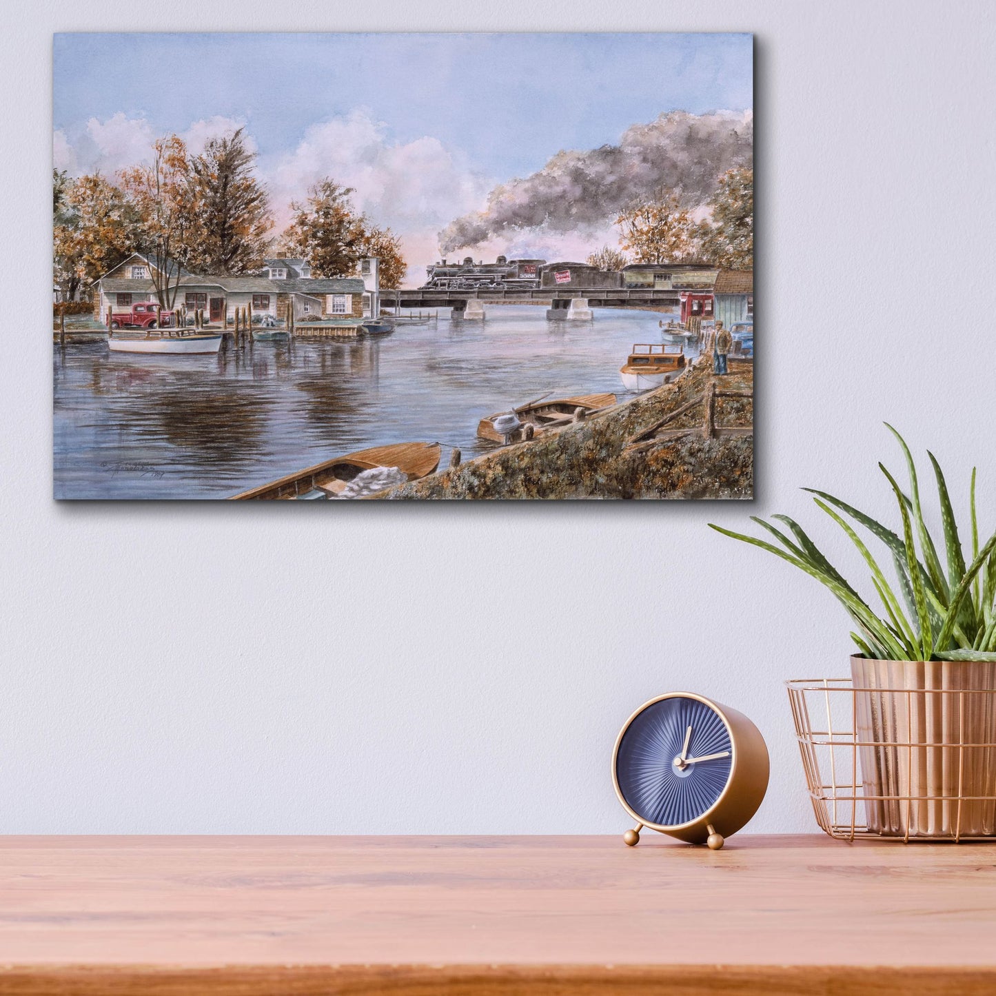 Epic Art 'Belle River, Ontario' by Stanton Manolakas, Acrylic Glass Wall Art,16x12