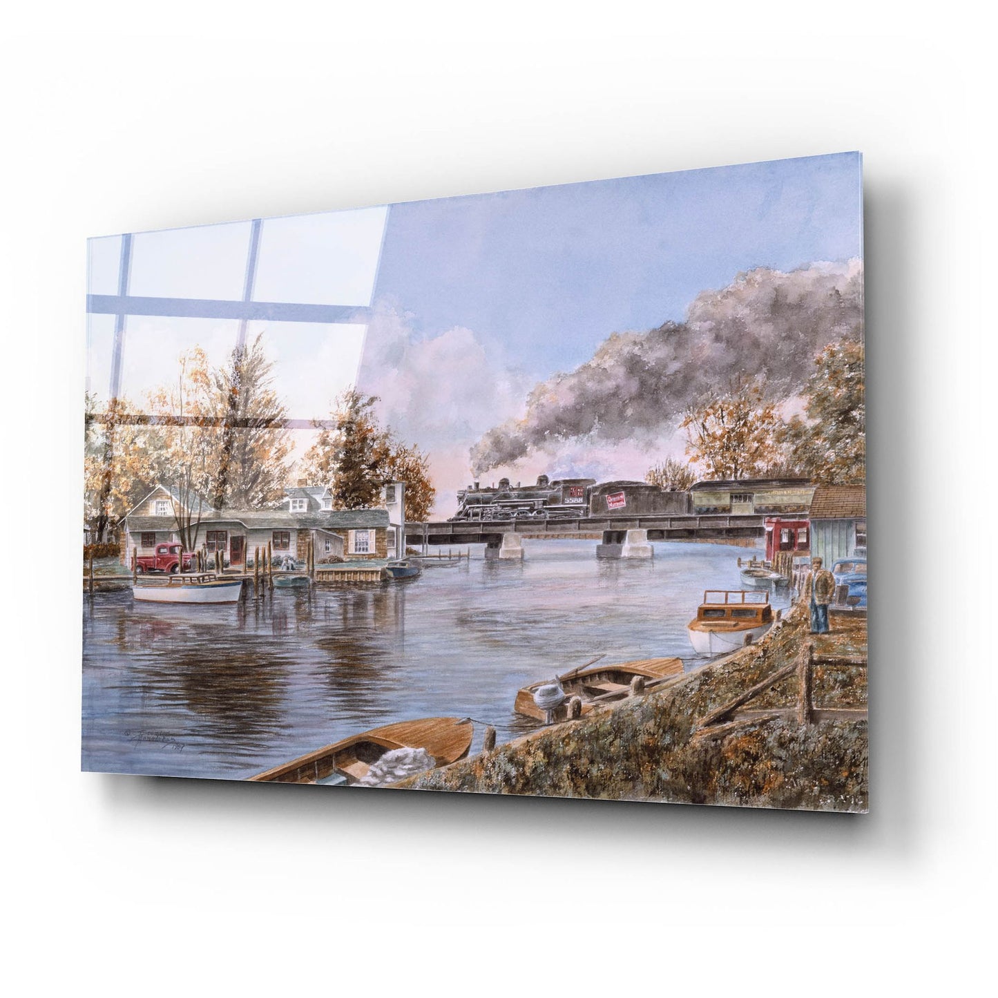 Epic Art 'Belle River, Ontario' by Stanton Manolakas, Acrylic Glass Wall Art,24x16