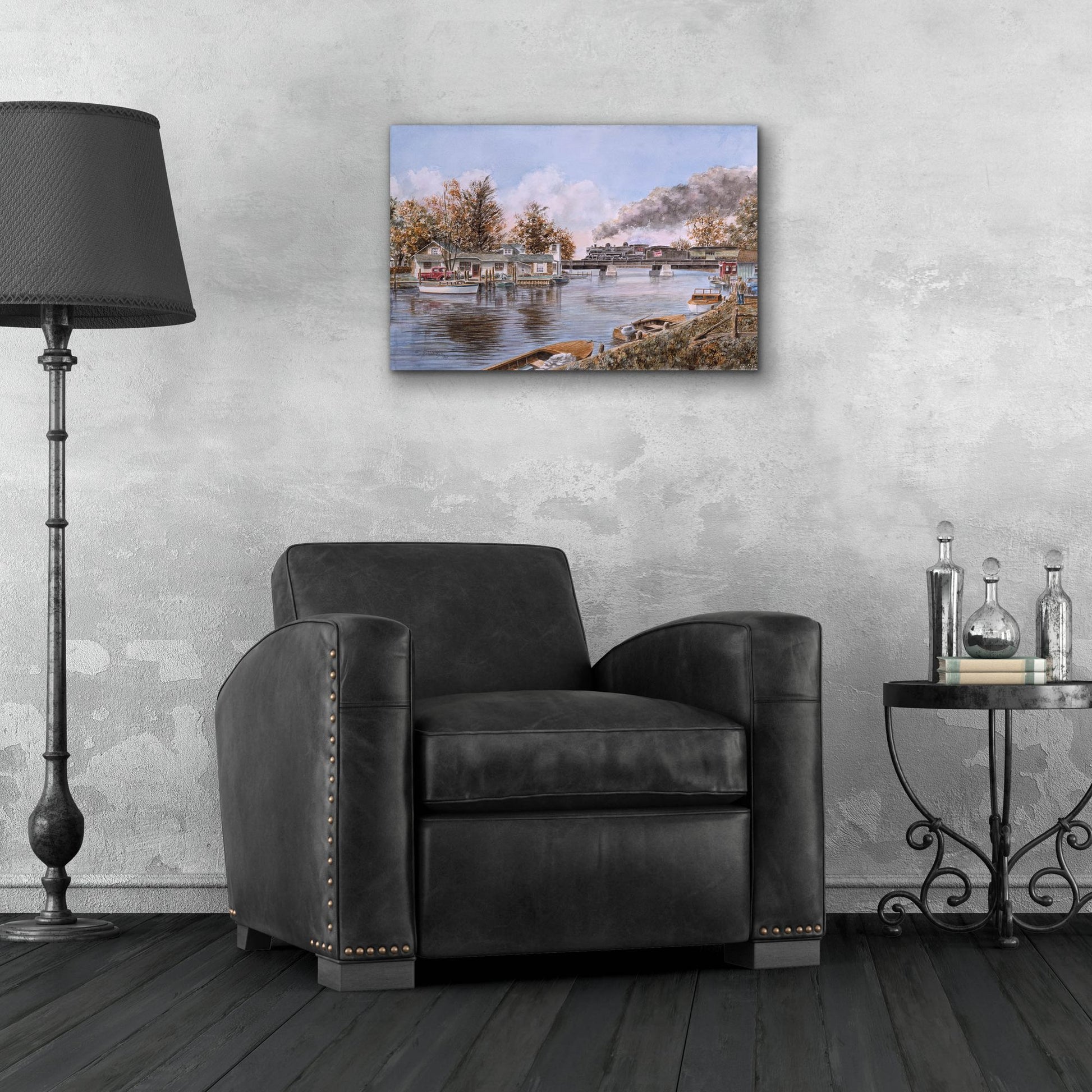 Epic Art 'Belle River, Ontario' by Stanton Manolakas, Acrylic Glass Wall Art,24x16