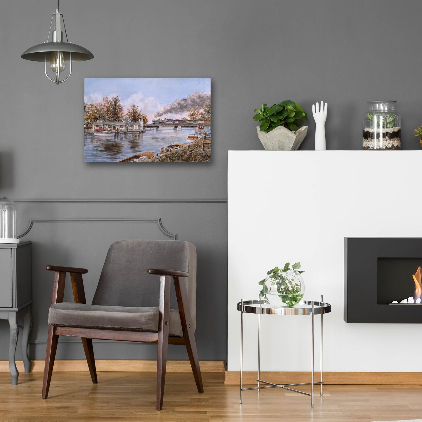 Epic Art 'Belle River, Ontario' by Stanton Manolakas, Acrylic Glass Wall Art,24x16