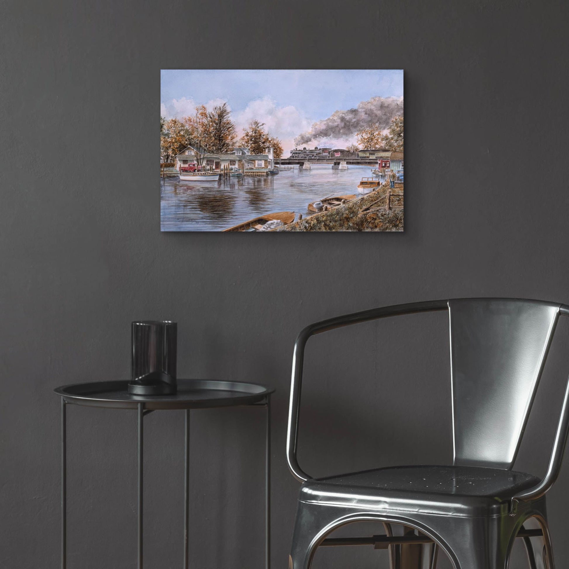 Epic Art 'Belle River, Ontario' by Stanton Manolakas, Acrylic Glass Wall Art,24x16