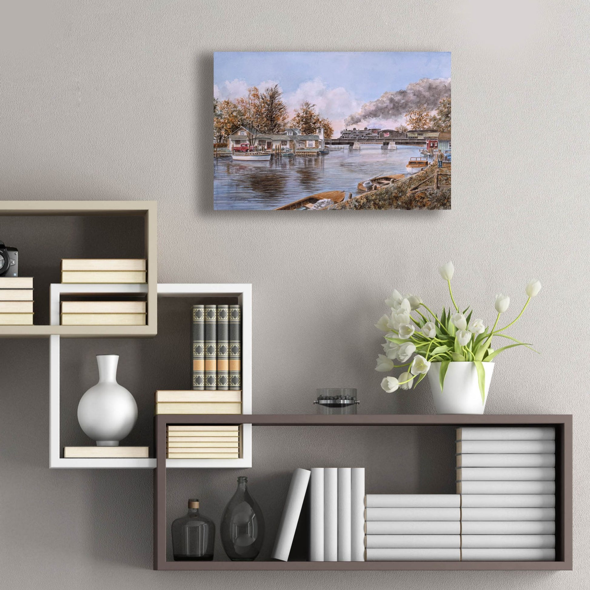 Epic Art 'Belle River, Ontario' by Stanton Manolakas, Acrylic Glass Wall Art,24x16