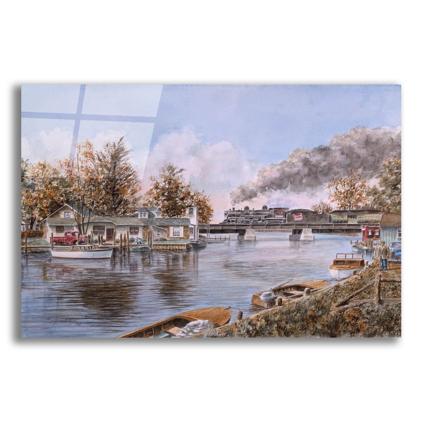 Epic Art 'Belle River, Ontario' by Stanton Manolakas, Acrylic Glass Wall Art,24x16
