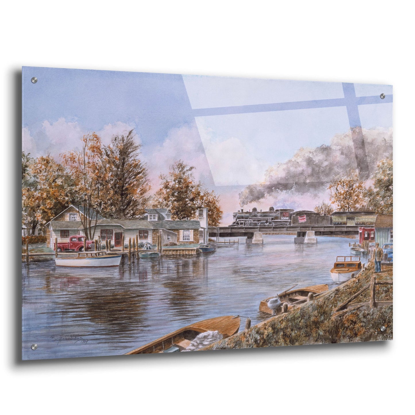 Epic Art 'Belle River, Ontario' by Stanton Manolakas, Acrylic Glass Wall Art,36x24