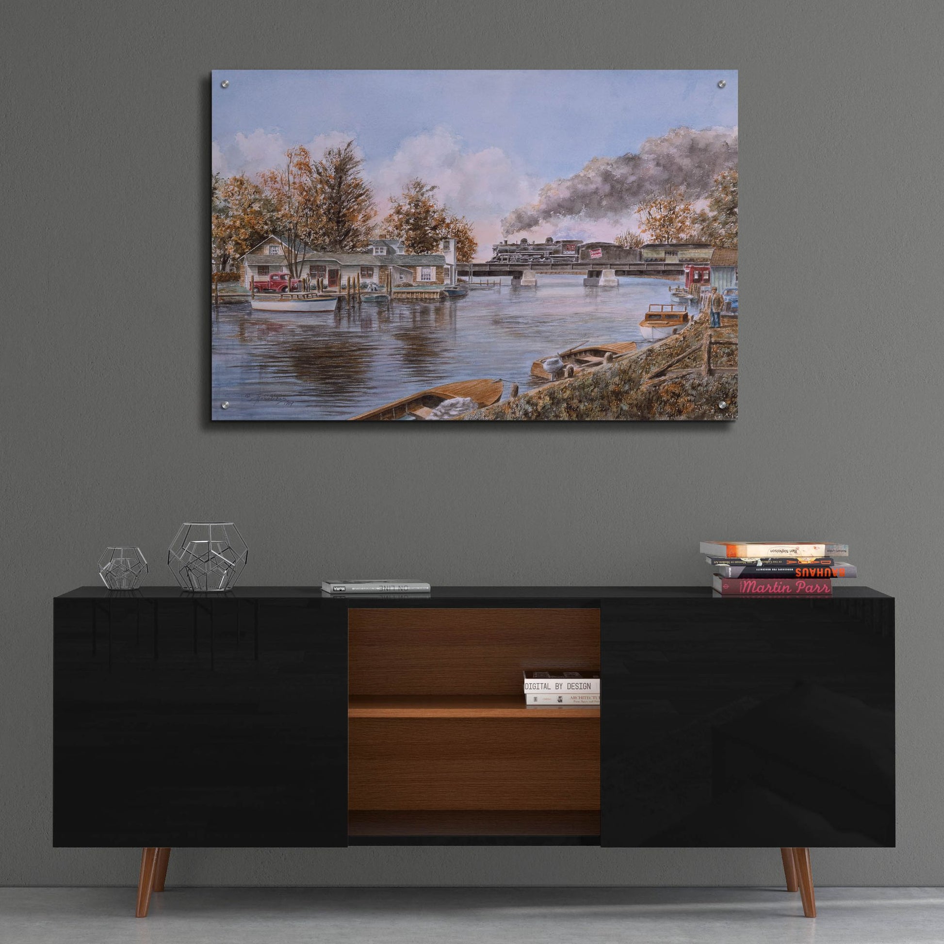 Epic Art 'Belle River, Ontario' by Stanton Manolakas, Acrylic Glass Wall Art,36x24