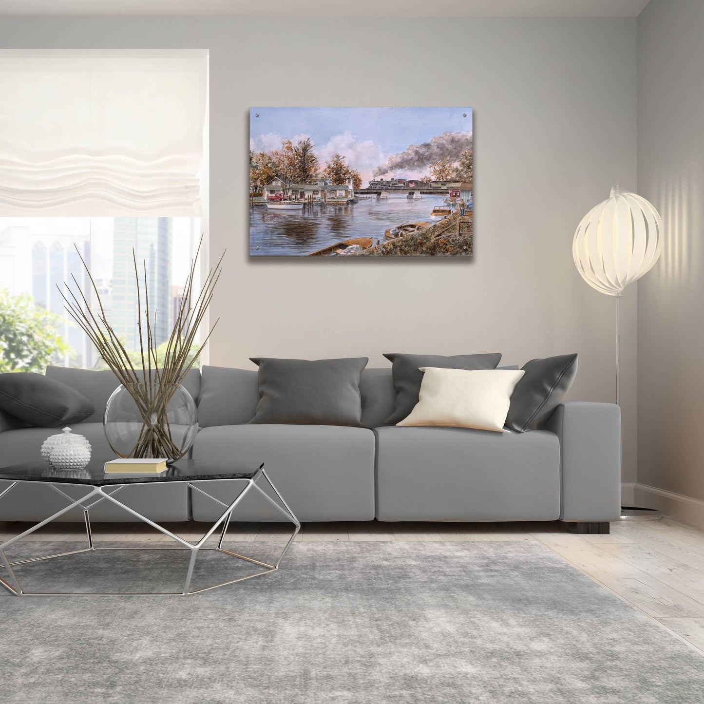 Epic Art 'Belle River, Ontario' by Stanton Manolakas, Acrylic Glass Wall Art,36x24