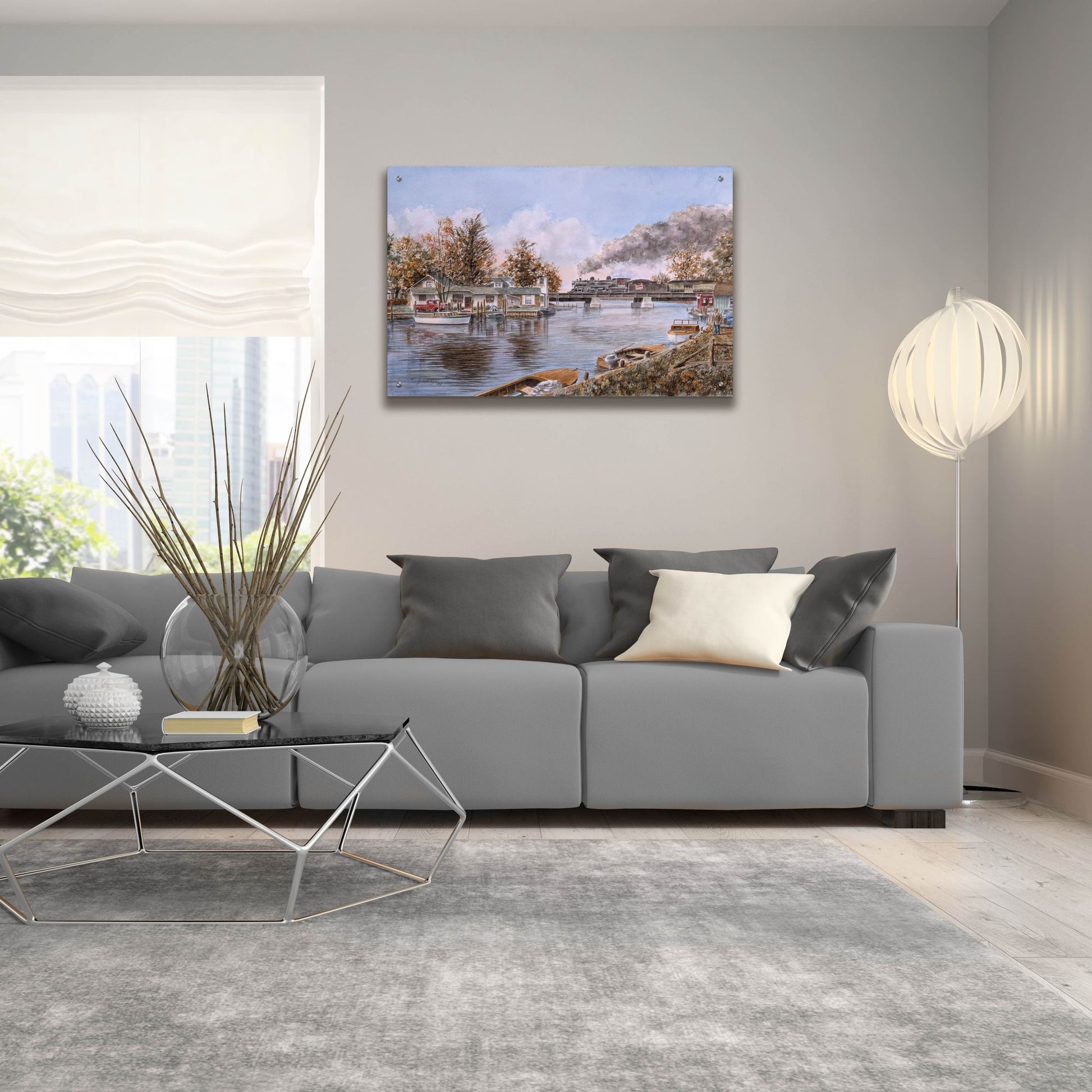 Epic Art 'Belle River, Ontario' by Stanton Manolakas, Acrylic Glass Wall Art,36x24