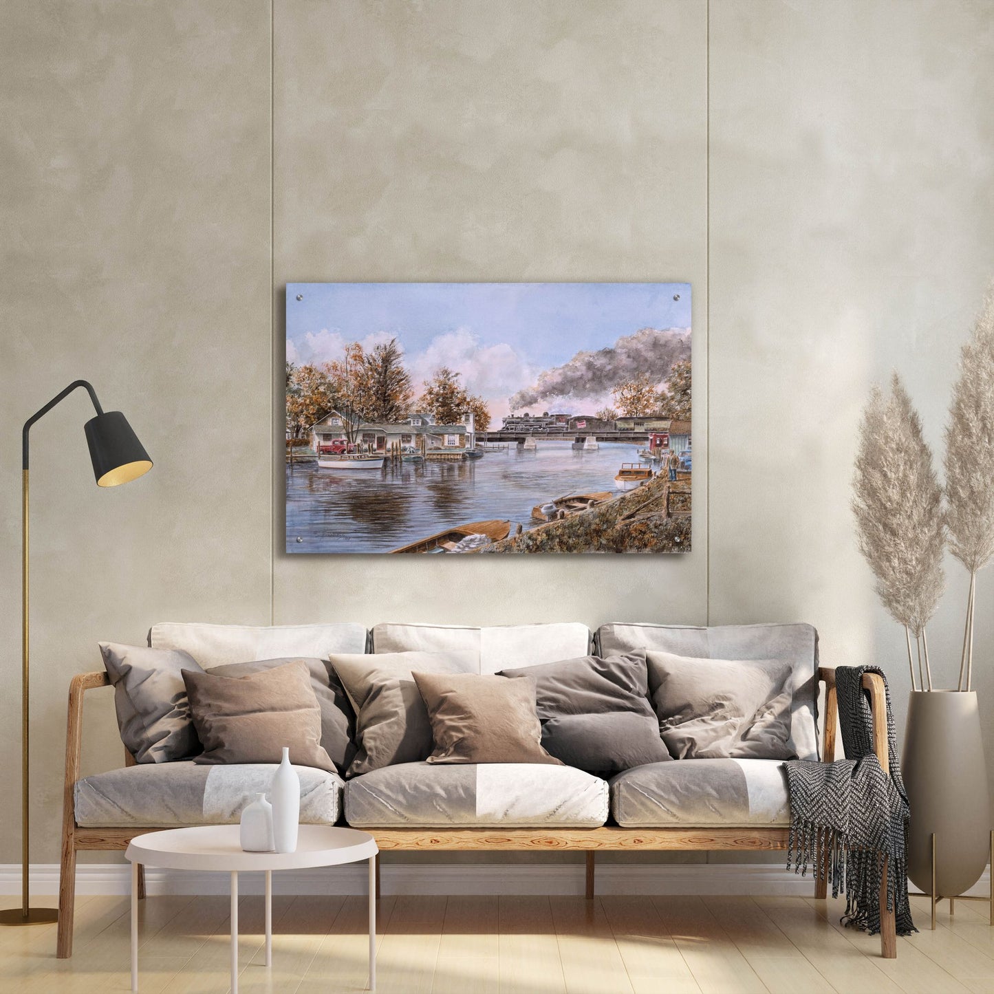 Epic Art 'Belle River, Ontario' by Stanton Manolakas, Acrylic Glass Wall Art,36x24