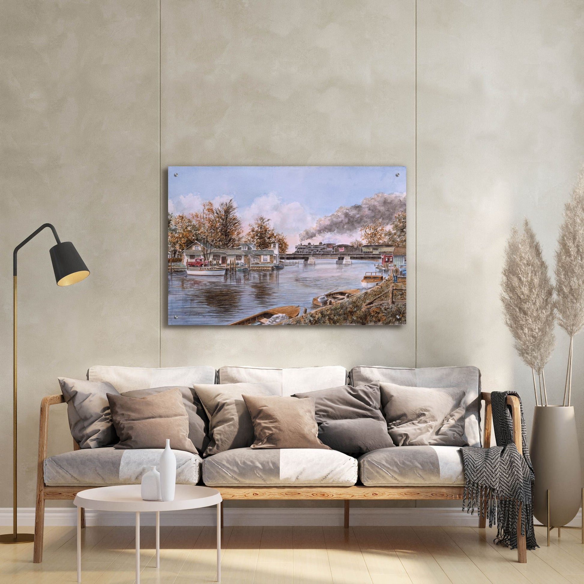 Epic Art 'Belle River, Ontario' by Stanton Manolakas, Acrylic Glass Wall Art,36x24