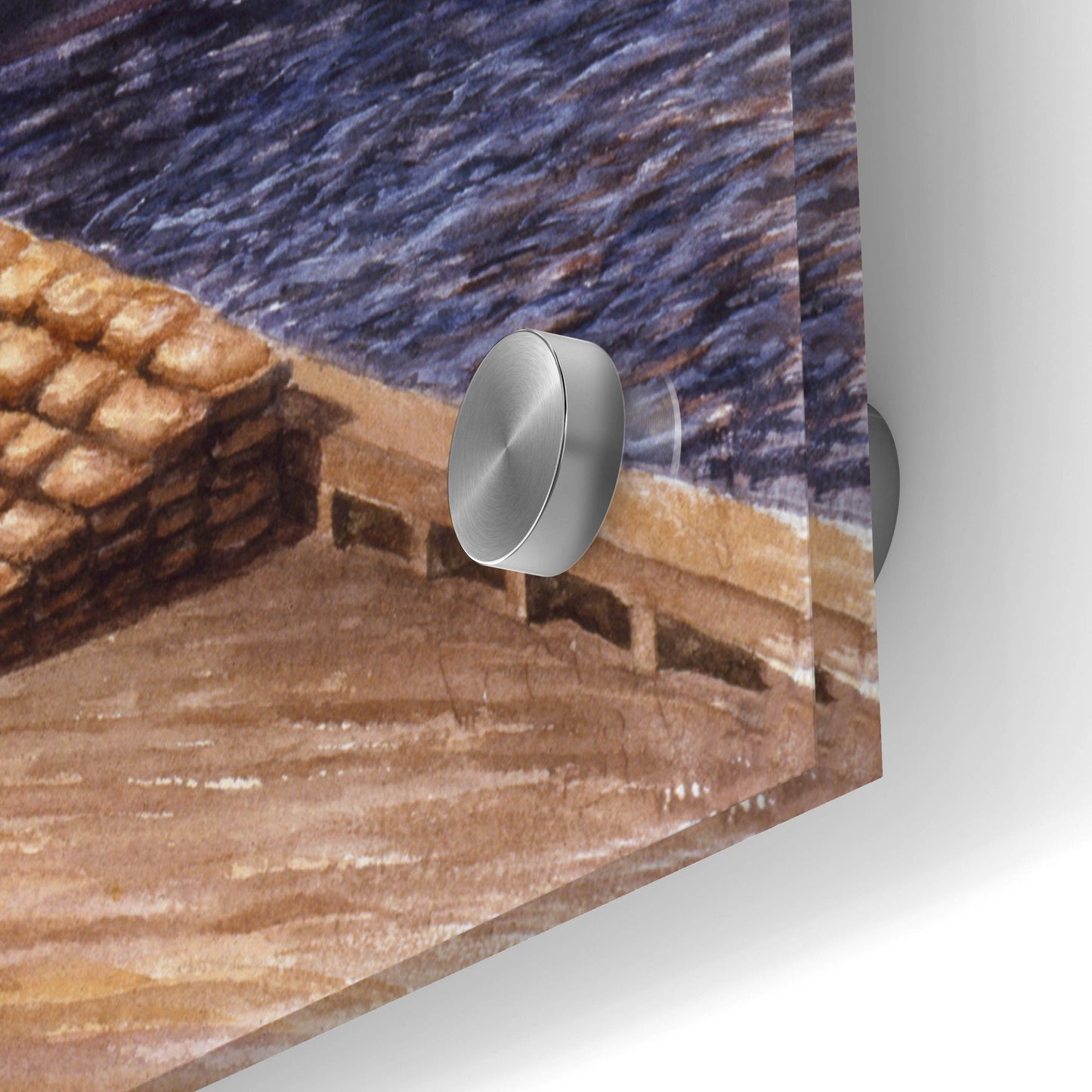Epic Art 'Wellington Wharf, Well. N.2, Ca 1898' by Stanton Manolakas, Acrylic Glass Wall Art,36x24