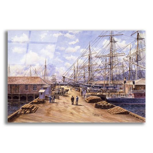 Epic Art 'Wellington Wharf, Well. N.2, Ca 1898' by Stanton Manolakas, Acrylic Glass Wall Art