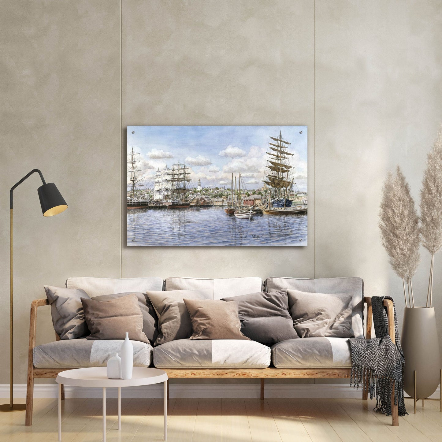 Epic Art 'Nantucket, Ca. 1865' by Stanton Manolakas, Acrylic Glass Wall Art,36x24
