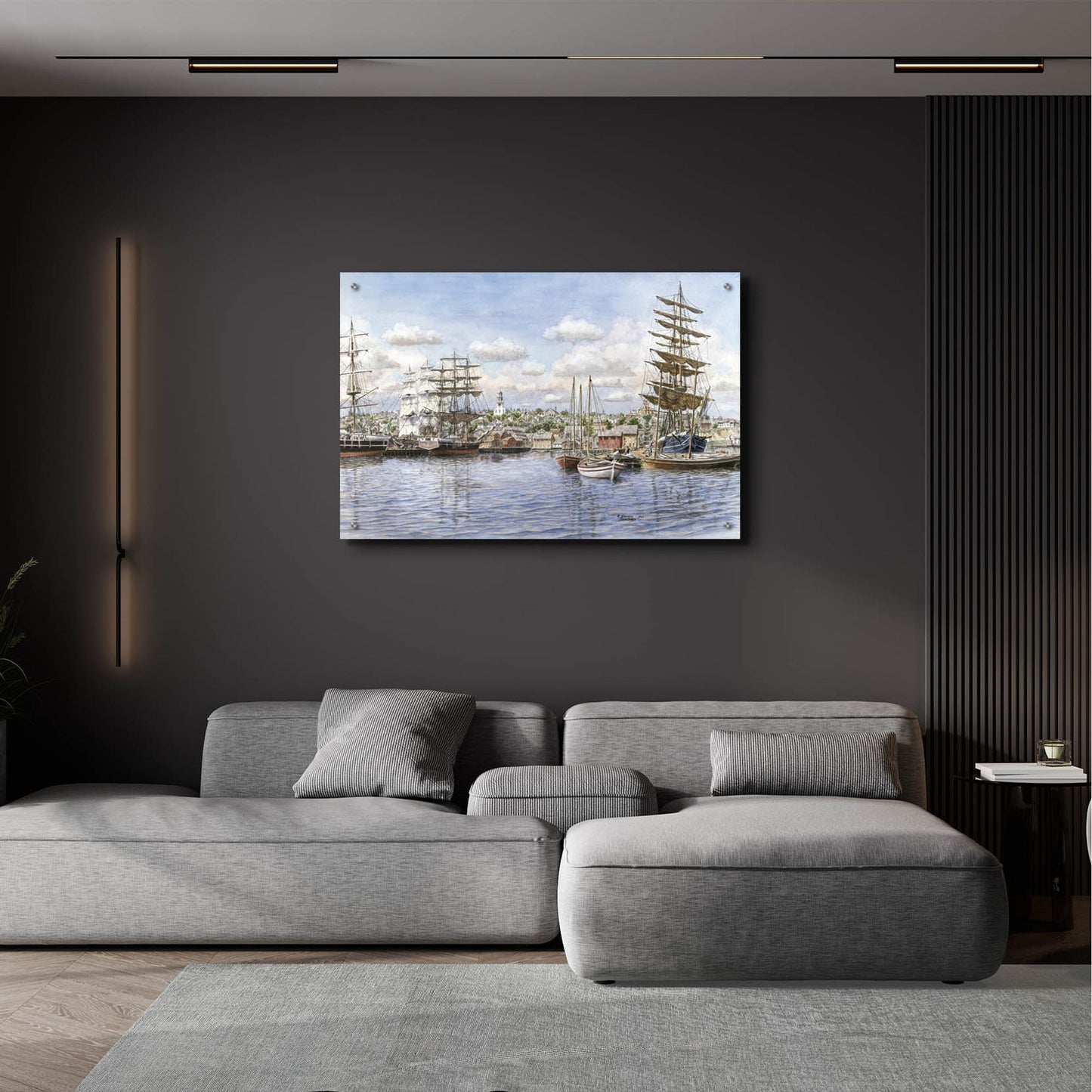 Epic Art 'Nantucket, Ca. 1865' by Stanton Manolakas, Acrylic Glass Wall Art,36x24