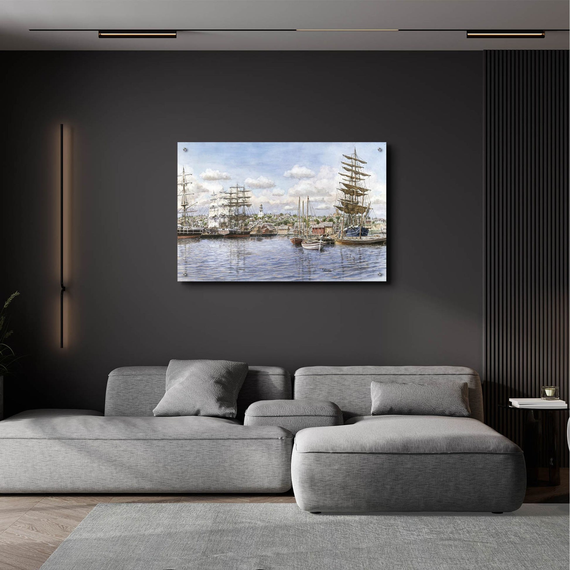 Epic Art 'Nantucket, Ca. 1865' by Stanton Manolakas, Acrylic Glass Wall Art,36x24